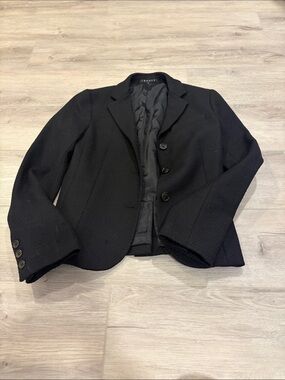 Classy Theory Black Textured Blazer Jacket